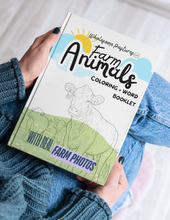 Load image into Gallery viewer, Farm Animal Colouring Book + Word E-Booklet