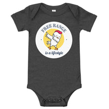 Load image into Gallery viewer, Free Range is a Lifestyle Cotton Baby short sleeve one piece