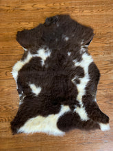 Load image into Gallery viewer, Washable Sheepskins: Brown and Cream