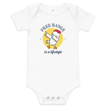 Load image into Gallery viewer, Free Range is a Lifestyle Baby short sleeve cotton one piece
