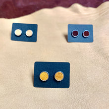 Load image into Gallery viewer, Stud Leather Earrings
